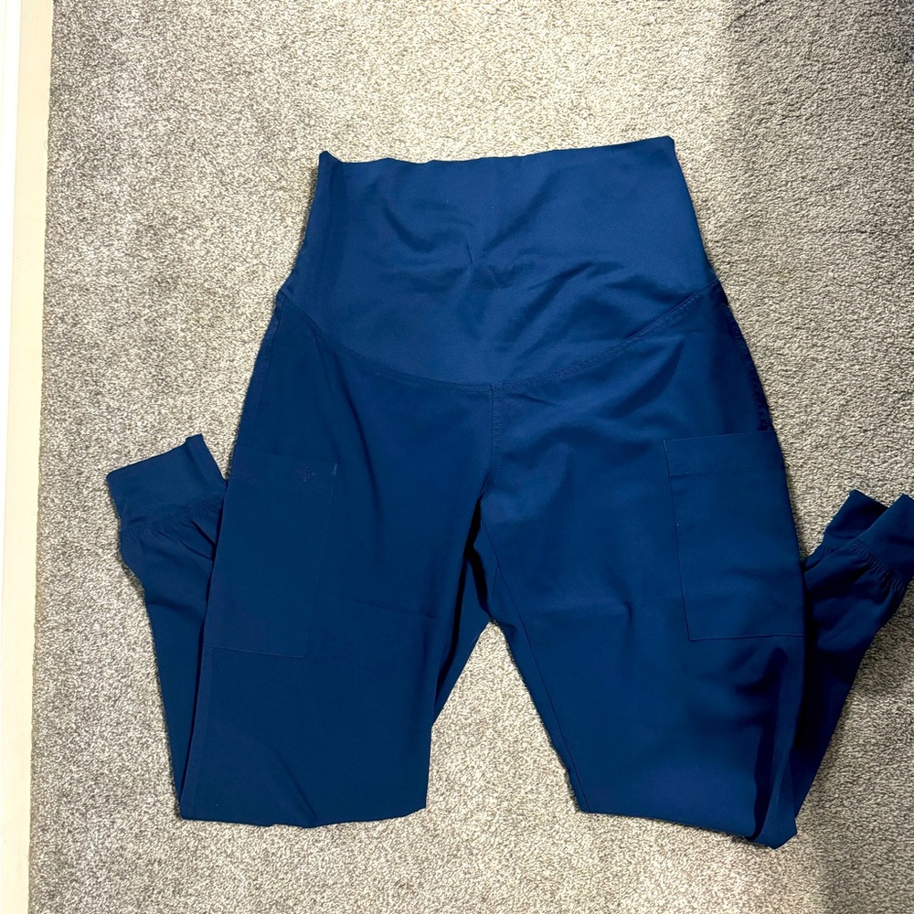 Med Couture Blue Track Pants